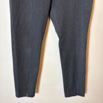 Ann Taylor  Gray Career Pants Slit‎ Hem Ankle Trousers Size 14 Photo 2