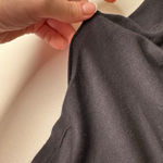 Universal Standard  for J Crew V-Neck T-Shirt Sz XL Black‎ Long Sleeve Minimalist Photo 7