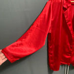 Victoria's Secret Women's Vintage VTG  Red Satin payama top Shirt Photo 1