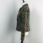 Ecru by Florence Korn Multicolored Yarn Scribbles Fitted Pea Coat Jacket Sz 6 Photo 7