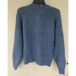 Sézane NWT Sezane Othello Sweater Cardigan Gilet Ice Blue Size XS Baby Alpaca Soft Photo 5