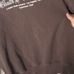 Sporty & Rich Brown H & W Club Crewneck Sweatshirt M Size M Photo 3