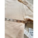 Treasure & Bond  Sweatshirt Tan Bleached Raw Edges Cozy Pullover Womens Size XS Photo 6