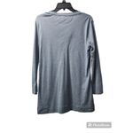 Ralph Lauren Lauren Lace-Up Knit Dress Long Sleeve Casual Comfy Blue M Photo 1