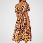 NWT Nobody's Child Nova Puff Sleeve
Black Floral Midi Dress Size 6 Photo 4