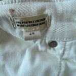 Madewell the perfect vintage wide-leg crop jean tile white women nd538 size 28 Photo 8