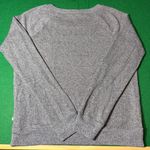Victoria's Secret  Gray Crewneck Sweater with Lace Accent Photo 3