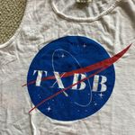Comfort Colors NASA Style Tank Top TXBB EUC White Blue Men’s Unisex Size Small Photo 1