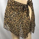 Zuliana Size Small Animal Print Sarong. New With Tags. Brown Photo 0