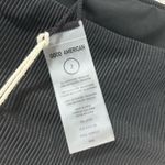 Good American NWT  Swim Bottom Black Ribbed Mid Rise Better Bikini “2” Medium Photo 2