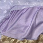 Lucy in the Sky lavender tie front textured mini dress Photo 4