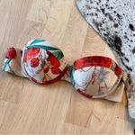 TRIANGL Two Piece Floral‎ Tropical Navy Bikini Size Small Blue Photo 1