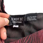 Vintage Y2K Gothic Whimsigoth Fairy Handkerchief Hem Midi Dress Zebra Size M Red Size M Photo 5