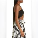 Farm Rio  Knit Cutout Crop Halter Top in Black, Medium, $100 Photo 2