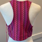 Terez  Duo Knit Magenta Zig Zag sports  Bra NWT Photo 5