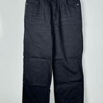 COS  Wide Crop 3/4 Large Straight Leg Black Jeans Size 24 Photo 0