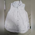 BeachLunchLounge Lot Of 3 Women's Sleeveless Blouses Small Blue/Green Photo 3