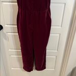 Banana Republic  Velvet cropped jumpsuit 6 NWT Photo 4