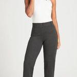 Betabrand Classic Dress Pant Yoga Pant Straight in Charcoal Photo 2