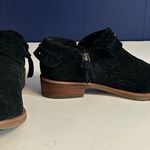 Sofft Brinkley Laser Cut Black Leather Bootie Size 7 Photo 0