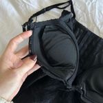 Adjustable back and straps Black lace corset top removable push up cup padding Size 8 Photo 4
