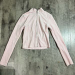 Forever 21 Light Pink Velour Zip-Up Jacket Photo 0