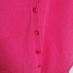 New York and Company Hot Pink Cardigan Sweater Size Large Photo 3