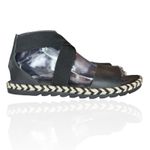 Sorel Ella II Leather Strappy Stretch Sandal 8.5 Minimalist Espadrille Flats Photo 1
