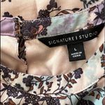 Signature Studio  Boho Floral Medallion Mixed Print Pleat Back Dress | Large Photo 5