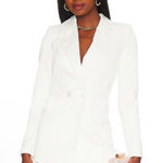 NBD  White Romper jacket Small XS Photo 0