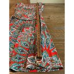 Enfocus Studio Women’s Dress Enfocus Petite 10P Red‎ Paisley Multicolor Floral Boho Summer Work Photo 5