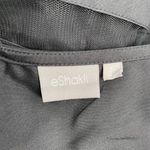 Eshakti Midi Dress Womens Plus XL 16 Black Sleeveless Gauzy Wrap Top Photo 7