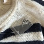 Joie NWT  100% Cashmere Striped Mock Neck Long Sleeve Sweater Pullover Jumper Photo 6
