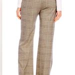 Karen Kane  high rise brown plaid wide leg pants with sequin detail. Size M. NWT. Photo 1