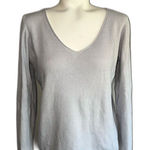 Tahari  Light Gray Rayon Blend Sweater Medium M Photo 0