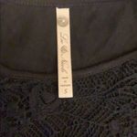 Leo & Nicole crochet lace overlay top Black Black Photo 3