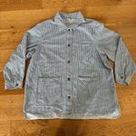 Old Navy  Striped Button Up Shacket Photo 0