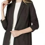 J. Jill Ponte Knit Boyfriend Blazer Open Front Career Casual Gray Size M Size M Photo 0