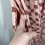 Madewell  Pink Brown Geo‎ Print Cicely Tiered Maxi Dress Photo 2