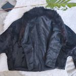 Vintage Fur Collar Crop Evening Jacket Black Size undefined Photo 4