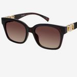 Steve Madden Tortoise Brown Gradient Sunglasses Photo 2