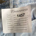 ZARA  Relaxed Y2K Style High Rise Wide Leg Raw Hem Casual Jeans 4 Blue #2829 Photo 6