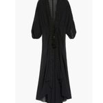 Ramy Brook Raelynn Black Lace Trip Swim Coverup Kimono Photo 1
