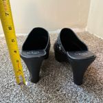 Fashion Bug Y2K  8.5 Faux Leather Studded Black Clogs Trendy Boho Grunge Indie Photo 4