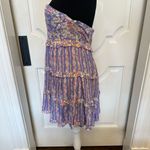 Altar'd State Altar’d State Floral Strapless Dress Flowy Bohemian Ruffles NWOT Photo 3