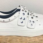 Rebecca Minkoff Natasha Chalk White Studded Platform Sneaker Slip On Size 9 Photo 8