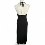 Moda International black crochet maxi dress boho beachy coastal vacation wear Photo 4