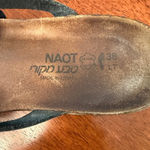 Naot Orion Black Silver‎ Stretch Thong Sandals Israel Size 7/38 Photo 7