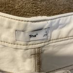 Aritzia TNA Jeans Women 8 Cream Carpenter Greenwich High Rise Cargo Pants Ivory Photo 2