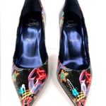 Christian Louboutin  Hot Chick 100mm Patent Starlight Heel Neon Pumps Siz… Photo 9